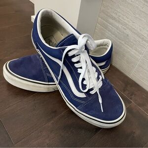 Vans Old Skool Beacon Blue Suede and Canvas Sneaker Men’s Size 11.5